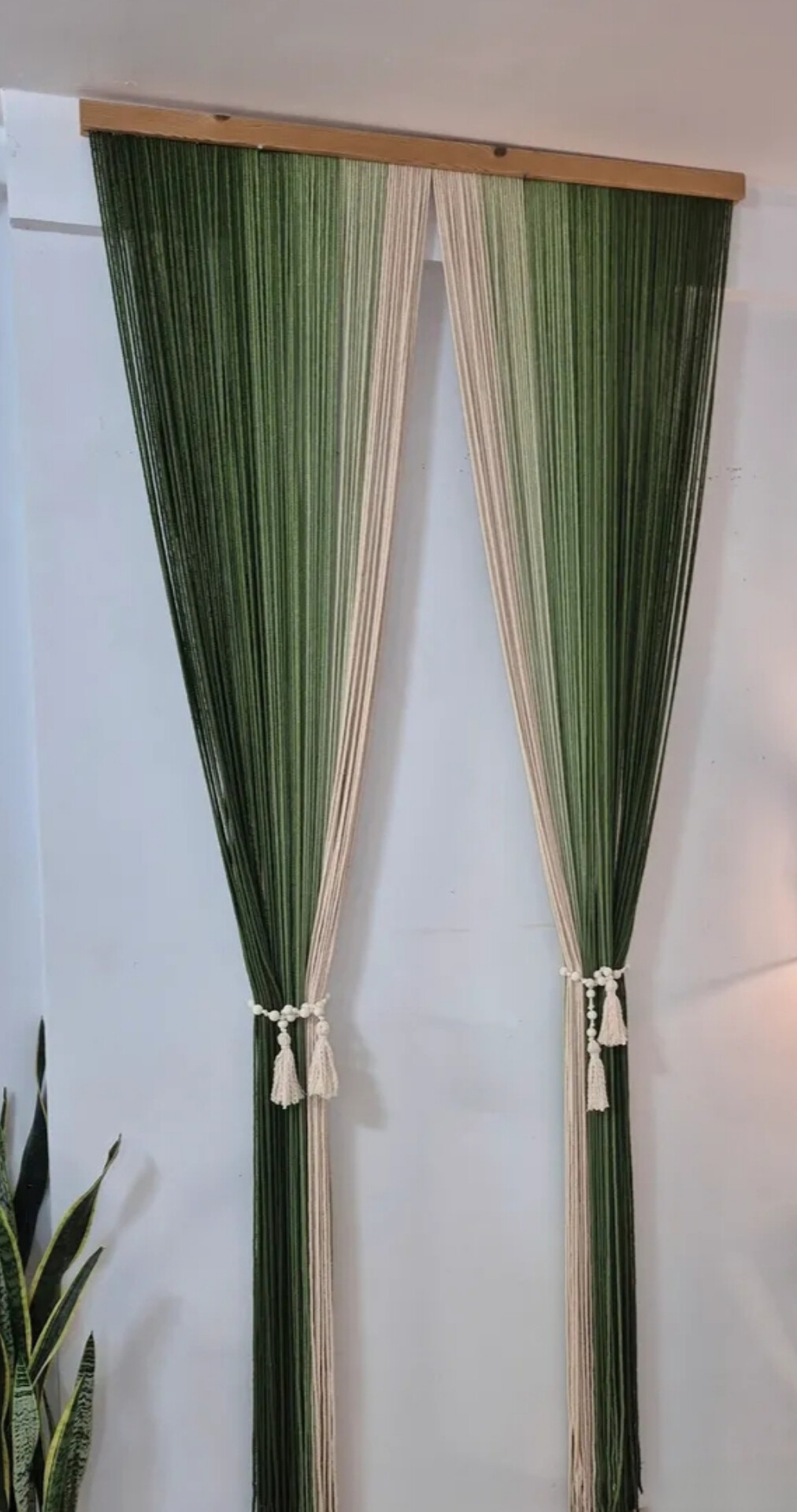 پرده بومریس مکرومه 1*2 ابعاد و رنگ قابل تغییر کد7677